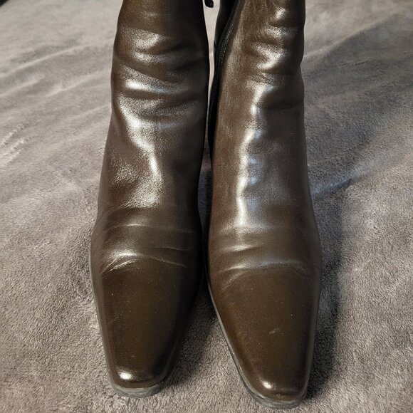 PRADA Boots Size 40 / US 10 Brown - Picture 1 of 10